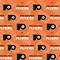 NHL Licensed Philadelphia Flyers Tone on Tone 1199-FLY Cotton Fabric by the Yard